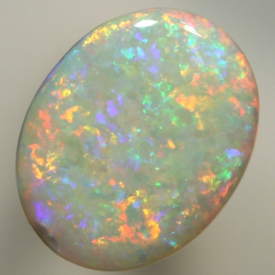 SOLID SEMI BLACK OPAL Floral Harlequin pattern of bright fire. SEE VIDEO